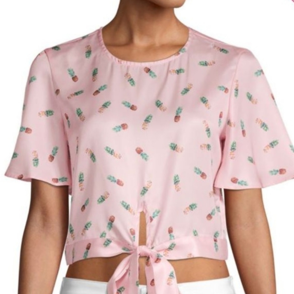 NWOT English Factory Pineapple Top